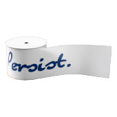 persistente blauwe weerstand grosgrain lint (Spoel)
