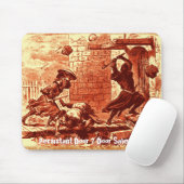 Persistente deur 2 Deuren Muismat (Met muis)