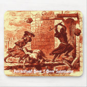 Persistente deur 2 Deuren Muismat (Voorkant)