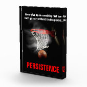 Persistentie Basketball Inspirerend Motivatie Fotoblokken (Rechts)