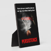 Persistentie Basketball Inspirerend Motivatie Fotoplaat (Zijkant)