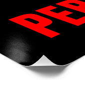 Persistentie Basketball Inspirerend Motivatie Perfect Poster (Hoek)