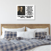 Persistentie-bepaling Omnipotent Coolidge Canvas Afdruk (Insitu (Slaapkamer))