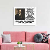 Persistentie-bepaling Omnipotent Coolidge Canvas Afdruk (Insitu (Woonkamer))