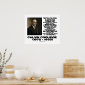 Persistentie-bepaling Omnipotent Coolidge Poster (Keuken)
