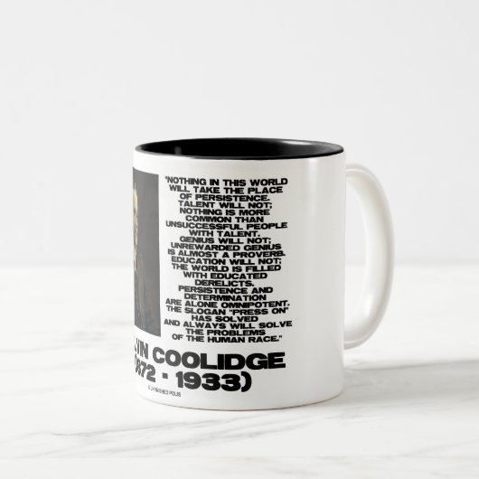 Persistentie-bepaling Omnipotent Coolidge Tweekleurige Koffiemok (Voorkant rechts)