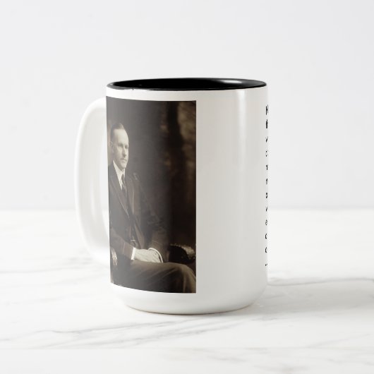 Persistentie betaalt 15 oz Two-Tone Mok (Voorkant links)