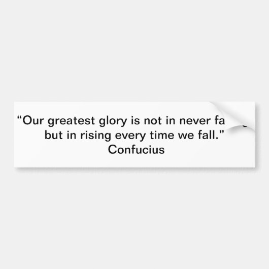 Persistentie Bumpersticker (Voorkant)