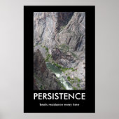 Persistentie Demotivatie Poster (Voorkant)
