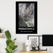 Persistentie Demotivatie Poster (Thuiskantoor)