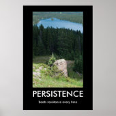 Persistentie Demotivatie Poster (Voorkant)