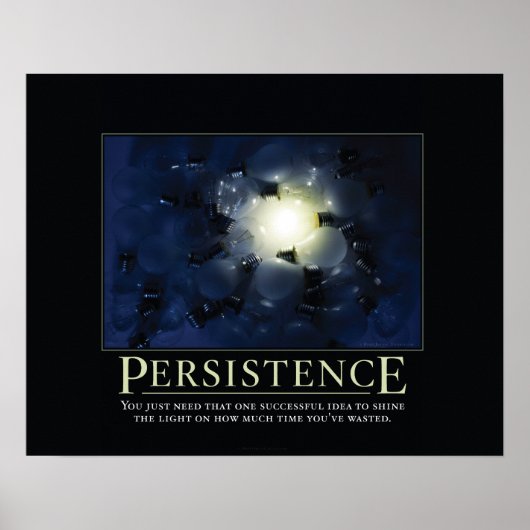 Persistentie Demotivatie Posters (Voorkant)