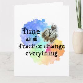 Persistentie en aanmoediging regenboogwolk kaart