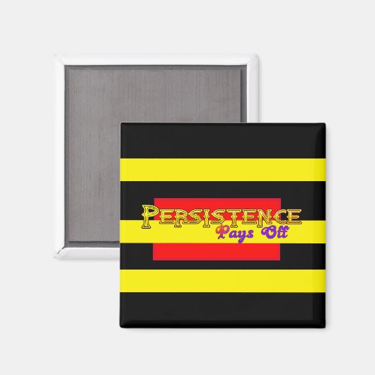 Persistentie loont magneet (Voorkant / Achterkant)