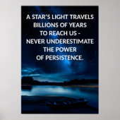 Persistentie Motivatie Poster quotes (Voorkant)