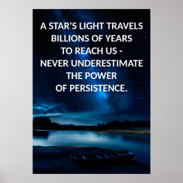 Persistentie Motivatie Poster quotes