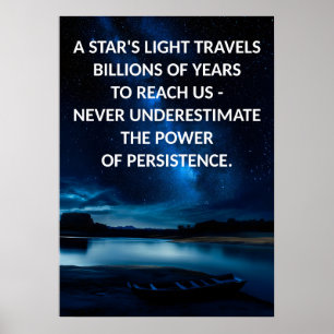 Persistentie Motivatie Poster quotes