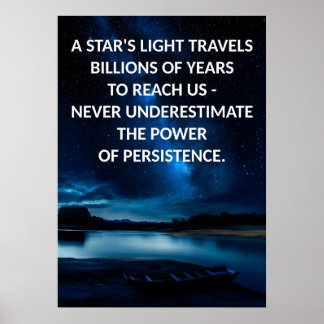 Persistentie Motivatie Poster quotes