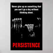 Persistentie — Opleiding van gebouwen — hard werke Poster (Voorkant)