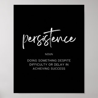 Persistentie Poster