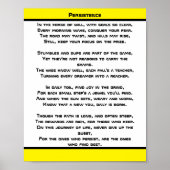 Persistentie Poster (Voorkant)