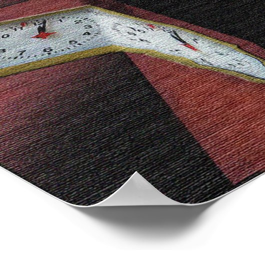 Persistentie van de kaas poster (Hoek)