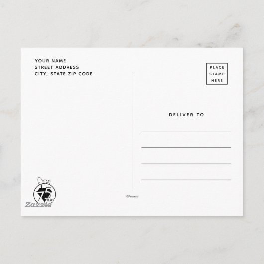 persistentie van pinda's | Marcie Briefkaart (Achterkant)