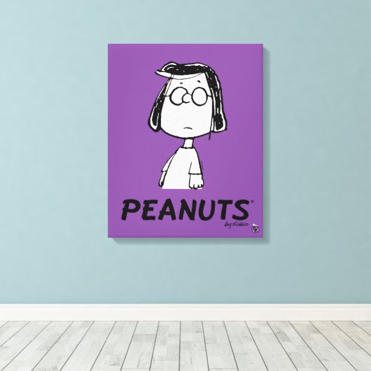 persistentie van pinda's | Marcie Canvas Afdruk (Insitu (Houten vloer))