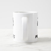 persistentie van pinda's | Marcie Grote Koffiekop (Achterkant)