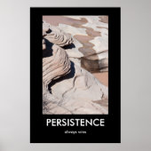 PERSISTENTIE, wint altijd demotiverend Poster (Voorkant)
