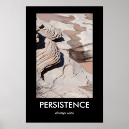 PERSISTENTIE, wint altijd demotiverend Poster
