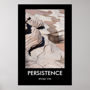 PERSISTENTIE, wint altijd demotiverend Poster