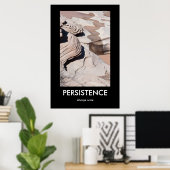 PERSISTENTIE, wint altijd demotiverend Poster (Thuiskantoor)