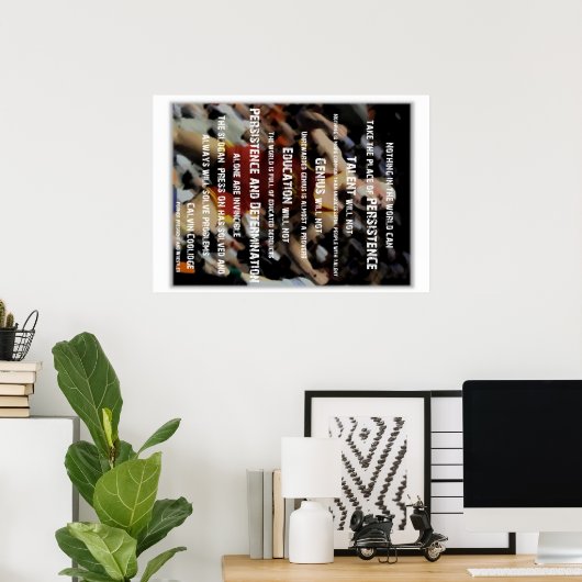 Persistentie - worsteling poster (Thuiskantoor)