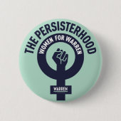 Persisterschap - Vrouwen voor Warren Ronde Button 5,7 Cm (Voorkant)