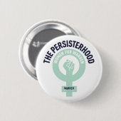 Persisterschap - Vrouwen voor Warren - Ronde Button 5,7 Cm (Voorkant /achterkant)
