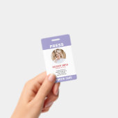 Perskaart Journalist Foto-ID Badge (Handheld)