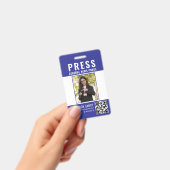 Perskaart Journalist Foto ID Badge (Handheld)