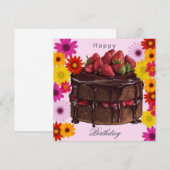 Perskoeken en bloemen (Voorkant / Achterkant)