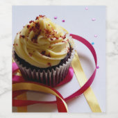 Perskoeken Wijn Etiket (Enkel label)