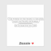 Perskracht Sticker (Vel)