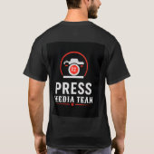 📰 Persmedia Evenement Dekking Professioneel Team T-shirt (Achterkant)