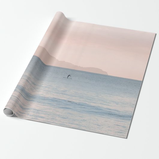 PERSON PADDLE BOARDING CADEAUPAPIER (Uitgerold)