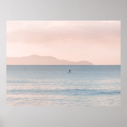 PERSON PADDLE BOARDING POSTER (Voorkant)