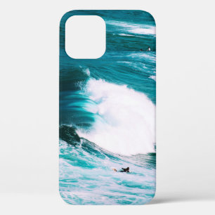 Person surfboard met oceaangolven Case-Mate iPhone case
