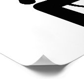 Person toilet poster (Hoek)