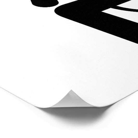 Person toilet poster (Hoek)