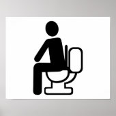Person toilet poster (Voorkant)