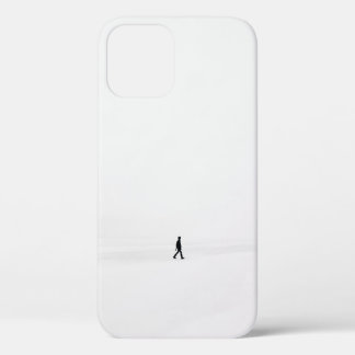 PERSON WALKING OP SNOWFIELD Case-Mate iPhone CASE