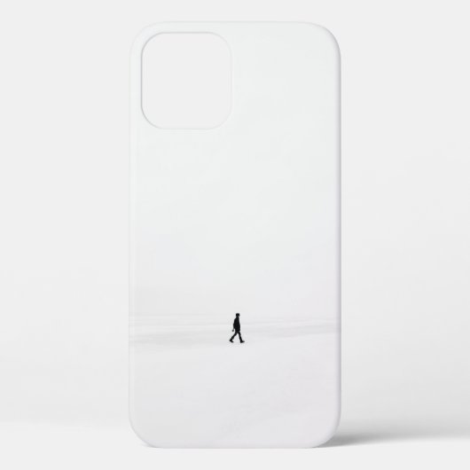 PERSON WALKING OP SNOWFIELD Case-Mate iPhone CASE (Achterkant)